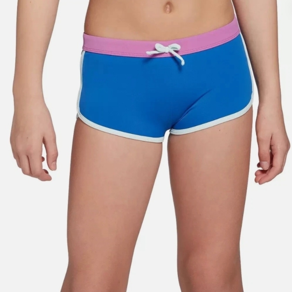 DSG Girls Size Small (6-8) Energized Blue Swim Short
